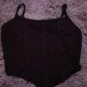 hollister corset top